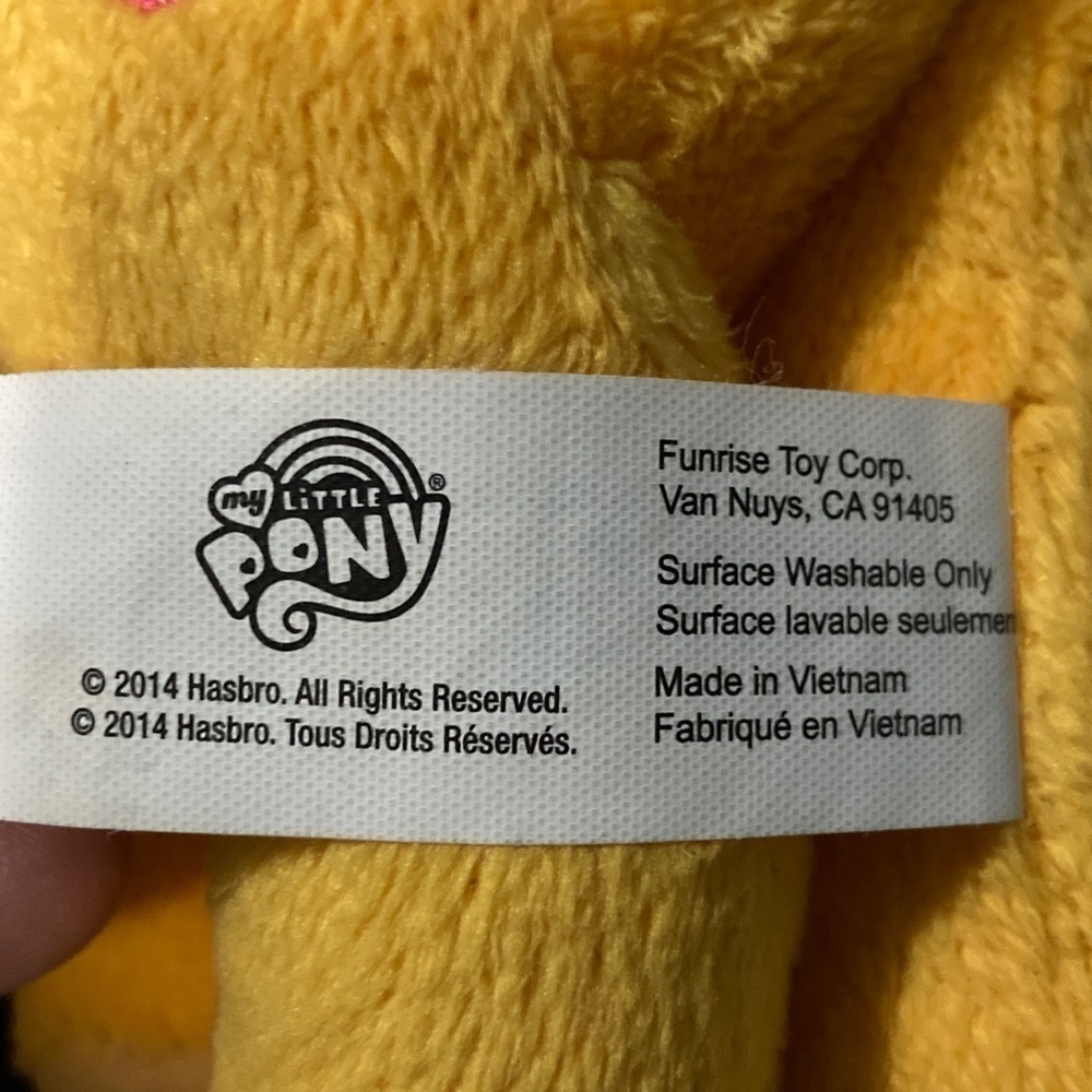 My Little Pony Apple Jack Plush Pony With Yellow Apples 12" by Hasbro - Picture 5 of 5
